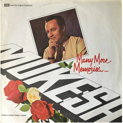 Mukesh Many More Memories… (Songs From Hindi Films) Vinyl LP USED