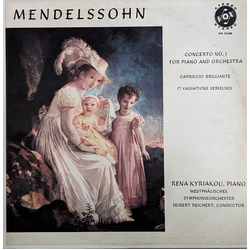 Felix Mendelssohn-Bartholdy Concerto No. 1 For Piano Orchestra Vinyl LP USED