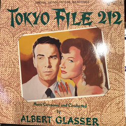 Albert Glasser Tokyo File 212 (Original Motion Picture Soundtrack) Vinyl LP USED