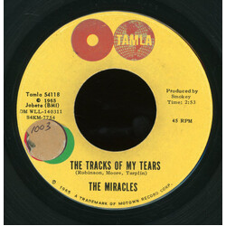 The Miracles The Tracks Of My Tears / A Fork In The Road USED VINYL 7INCH 45 RPM SINGLE MONO