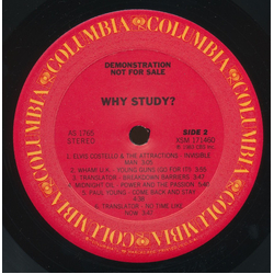 Various Why Study? Vinyl LP USED