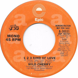 Wild Cherry 1 2 3 Kind Of Love USED VINYL 7INCH 45 RPM PROMO