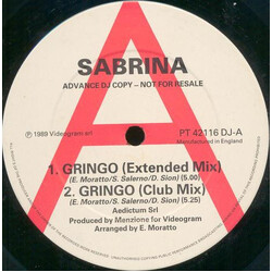 Sabrina Gringo USED VINYL 12INCH PROMO