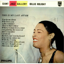 Billie Holiday This Is My Last Affair Vinyl LP USED