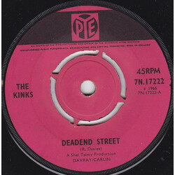 The Kinks Deadend Street USED VINYL 7INCH 45 RPM SINGLE MISPRINT