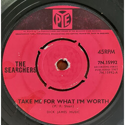 The Searchers Take Me For What I'm Worth USED VINYL 7INCH 45 RPM SINGLE