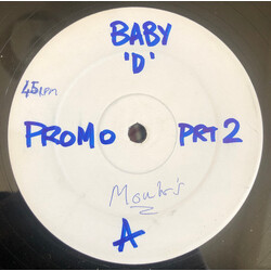 Baby D Let Me Be Your Fantasy USED VINYL 12INCH PROMO WHITE LABEL