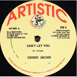 Dennis Brown / Cutty Ranks Can't Let You / Original Loving USED VINYL 12INCH 45 RPM
