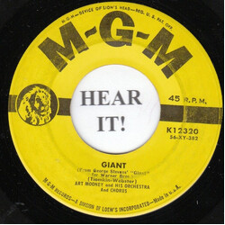 Art Mooney And His Orchestra And Chorus Giant / Rock And Roll Tumbleweed USED VINYL 7INCH 45 RPM