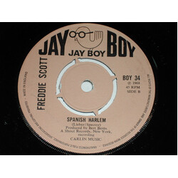 Freddie Scott (2) Just Like A Flower / Spanish Harlem USED VINYL 7INCH SINGLE