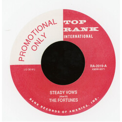 The Fortunes (15) / Rosco Gordon Steady Vows / Whiskey Made Me Drunk USED VINYL 7INCH 45 RPM UNOFFICIAL RELEASE PROMO