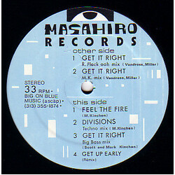 Area 10 / Marc Kinchen Get It Right USED VINYL 12INCH 33 S RPM