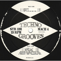Techno Grooves Mach 4 USED VINYL 12INCH 33 S RPM EP