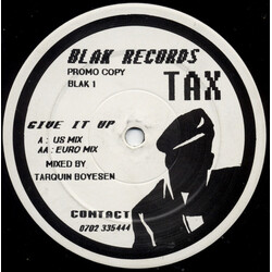 Tax Give It Up USED VINYL 12INCH 45 RPM PROMO