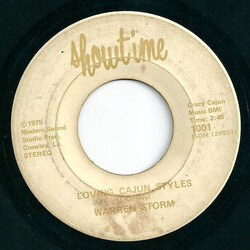 Warren Storm Loving Cajun Styles USED VINYL 7INCH 45 RPM SINGLE MISPRINT STEREO