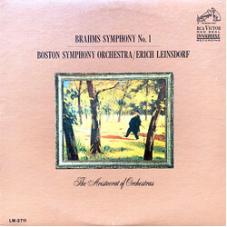 Johannes Brahms / Boston Symphony Orchestra / Erich Leinsdorf Symphony No. 1 Vinyl LP USED