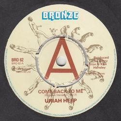 Uriah Heep Come Back To Me Vinyl 7" USED
