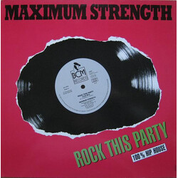 Maximum Strength Rock This Party USED VINYL 12INCH 45 RPM