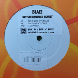 Blaze Do You Remember House (Solid Groove Remixes) USED VINYL 12INCH WHITE LABEL