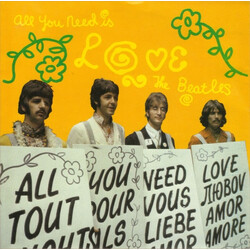 The Beatles All You Need Is Love USED VINYL 7INCH 45 RPM SINGLE REISSUE MONO
