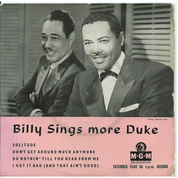 Billy Eckstine Billy Sings More Duke Vinyl 7" USED