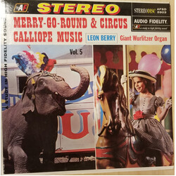 Leon Berry Merry-Go-Round & Circus Calliope Music, Vol. 5 Vinyl LP USED
