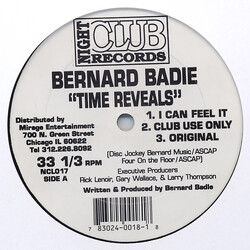 Bernard Badie Time Reveals USED VINYL 12INCH 33 S RPM