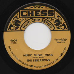 The Sensations (2) Music, Music, Music / Let Me In Vinyl 7" USED