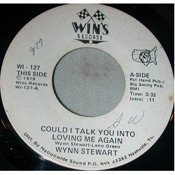 Wynn Stewart Could I Talk You Into Loving Me Again / I Was Raised Down On The Farm Vinyl 7" USED