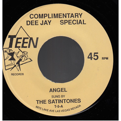 The Satintones / Inflammable Dan With The Igniters Angel / High Flyin' Wine Vinyl 7" USED