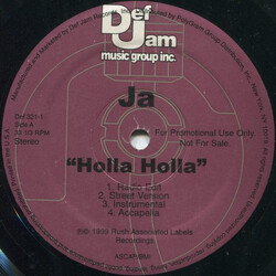 Ja Rule Holla Holla USED VINYL 12INCH 33 S RPM PROMO