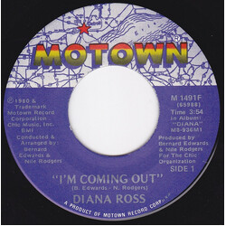 Diana Ross I'm Coming Out USED VINYL 7INCH 45 RPM SINGLE