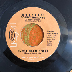Inez And Charlie Foxx Mockin' Bird / (1-2-3-4-5-6-7) Count The Days USED VINYL 7INCH 45 RPM REISSUE MONO
