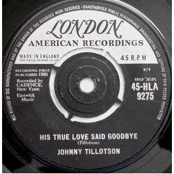 Johnny Tillotson His True Love Said Goodbye USED VINYL 7INCH 45 RPM