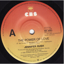 Jennifer Rush The Power Of Love USED VINYL 7INCH 45 RPM SINGLE