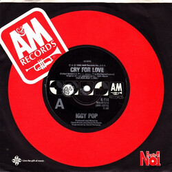 Iggy Pop Cry For Love USED VINYL 7INCH 45 RPM SINGLE