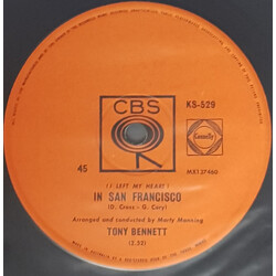 Tony Bennett I Left My Heart In San Francisco USED VINYL 7INCH 45 RPM SINGLE REISSUE