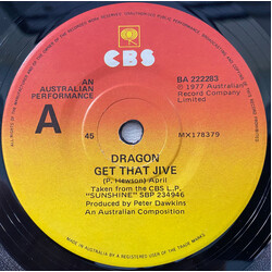 Dragon (5) Get That Jive USED VINYL 7INCH 45 RPM SINGLE