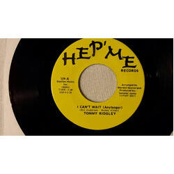 Tommy Ridgley I Can't Wait (Any Longer) / Shack Up With Me USED VINYL 7INCH SINGLE