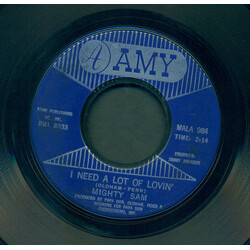 Mighty Sam Talk To Me, Talk To Me / I Need Alot Of Lovin USED VINYL 7INCH 45 RPM SINGLE