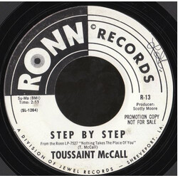 Toussaint McCall Step By Step / The Title Escapes Me USED VINYL 7INCH 45 RPM PROMO STYRENE