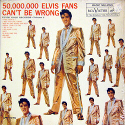 Elvis Presley 50,000,000 Elvis Fans Can't Be Wrong (Elvis' Gold Records, Volume 2) Vinyl LP USED