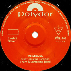 Them Mushrooms Band Mombasa / Kenya Hakuna Matata USED VINYL 7INCH 45 RPM SINGLE MONO