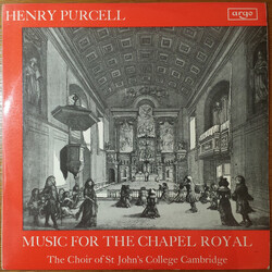 Henry Purcell / St. John's College Choir Music For The Chapel Royal Vinyl LP USED