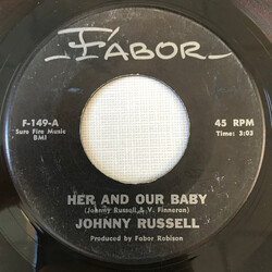 Johnny Russell (2) Her And Our Baby / On A Mountain In A Mansion Stands My Love USED VINYL 7INCH 45 RPM