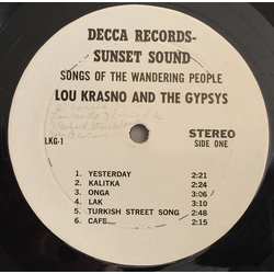 Louis Krasno Songs Of The Wandering People Vinyl LP USED