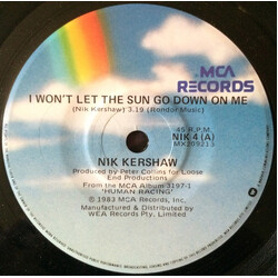 Nik Kershaw I Won't Let The Sun Go Down On Me USED VINYL 7INCH SINGLE 45 RPM