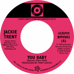 Jackie Trent / Lorraine Silver You Baby / Lost Summer Love USED VINYL 7INCH 45 RPM SINGLE