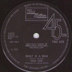 Four Tops What Is A Man USED VINYL 7INCH 45 RPM SINGLE
