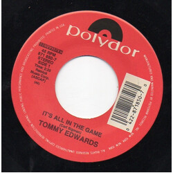 Tommy Edwards It's All In The Game / Please Mr. Sun USED VINYL 7INCH 45 RPM REISSUE STEREO